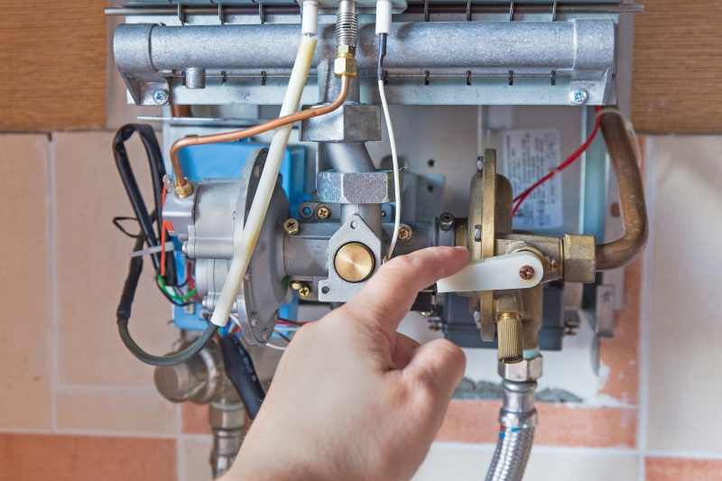 Plumbing and heating work in a Thamesmead property